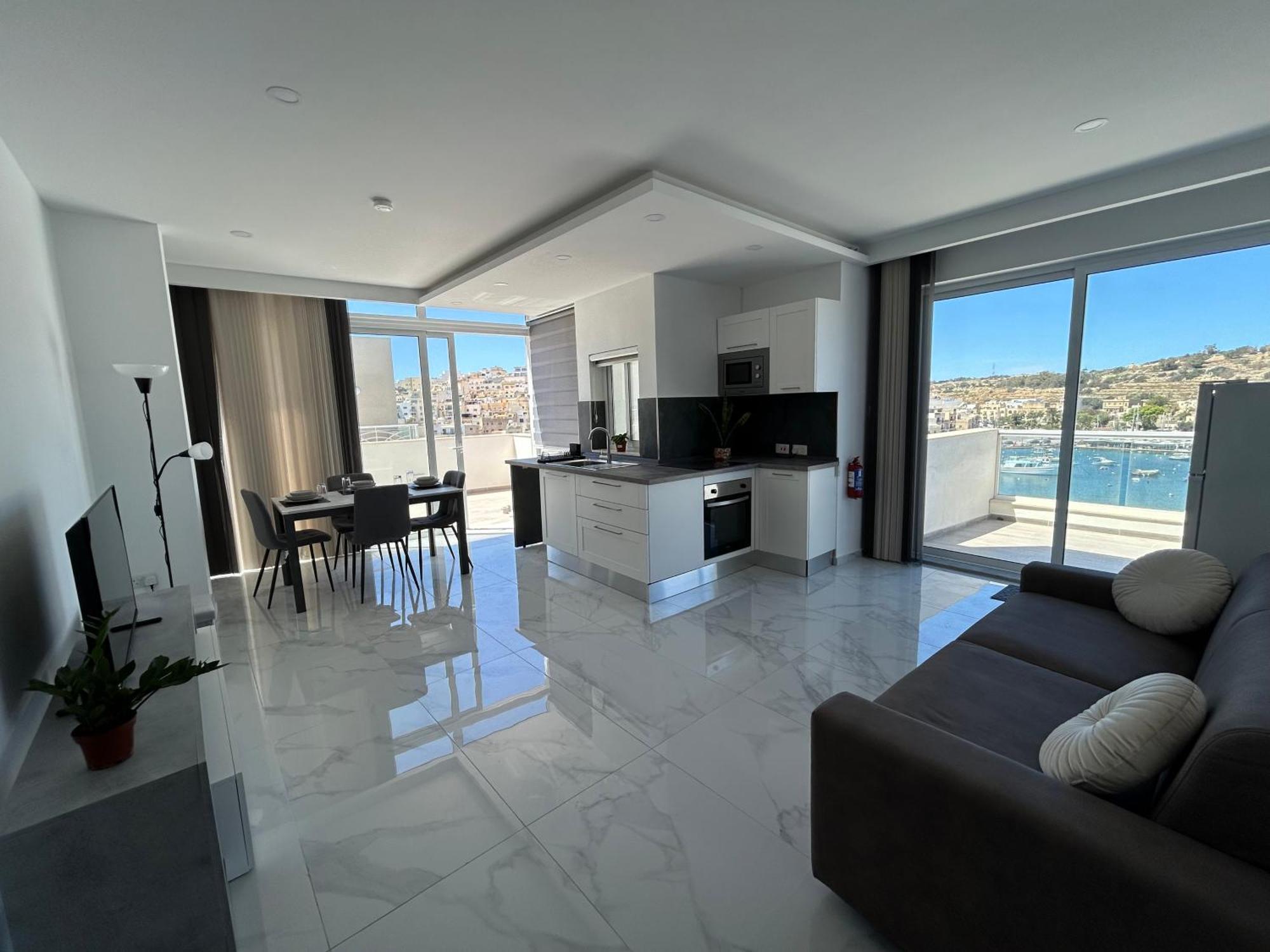 Appartement Seaview Setters Penthouse Marsaskala Extérieur photo